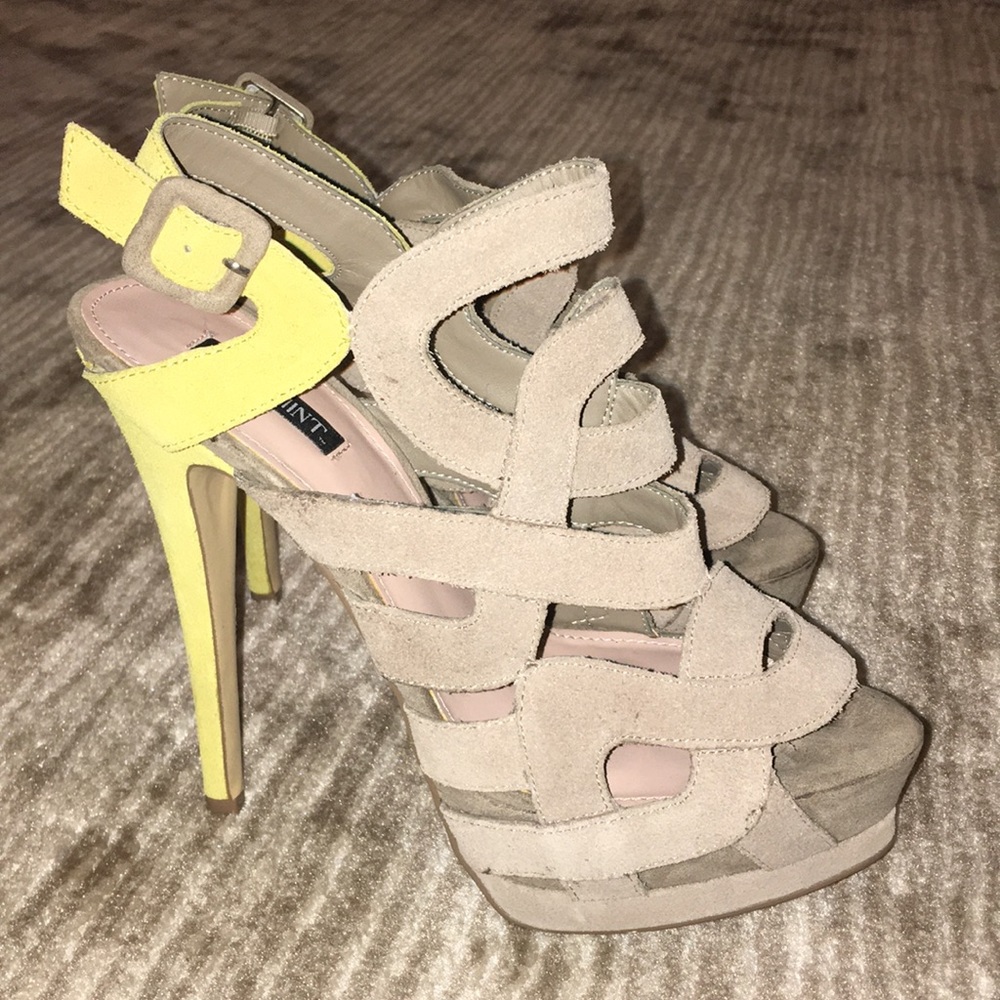 SHOEMINT- Peep toe heels